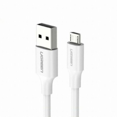 60139 Кабель UGREEN US289 USB - Micro-USB, цвет: белый, 0,25M