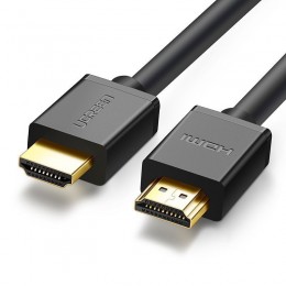 10110 Кабель UGREEN HD104 HDMI v1.4, медь 19+1, цвет: желтый+черный, 10M