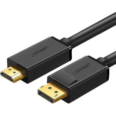 10203 Кабель Ugreen DP101 DisplayPort-HDMI, 3m, Цвет-черный.