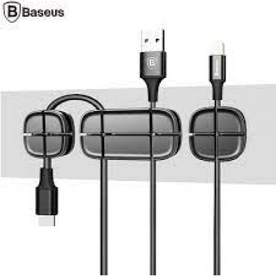 ACWDJ-09 Органайзер кабелей Baseus Peas Cable Clip цвет: красный