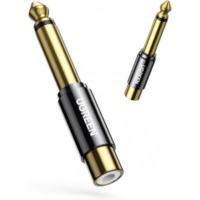 80731 Аудиоадаптер UGREEN AV169 6.35mm - RCA