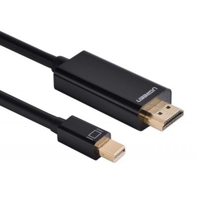 10455 Кабель Ugreen MD101 MiniDisplayPort-HDMI, 3m, Цвет-черный.
