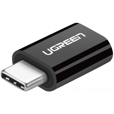 30391 Адаптер UGREEN US157 Type-C 3.1 - Micro-USB, цвет: черный 30391 Адаптер UGREEN US157 Type-C 3.1 - Micro-USB, цвет: черный