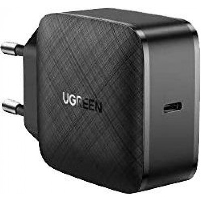 70817 UGREEN CD127 Зарядное устройство, 1порт USB-C, 3А, 65W, цвет: черный 70817 UGREEN CD127 Зарядное устройство, 1порт USB-C, 3А, 65W, цвет: черный