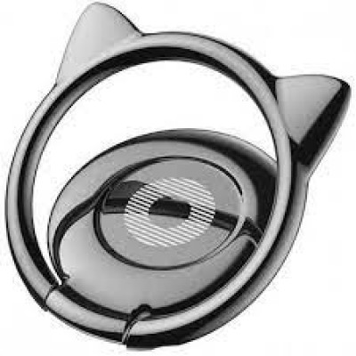 SUMA-01 Кольцо-держатель Baseus Cat Ear Ring Bracket, цвет: черный SUMA-01 Кольцо-держатель Baseus Cat Ear Ring Bracket, цвет: черный